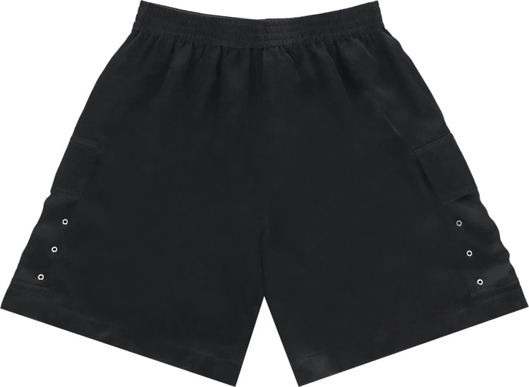 1017 ALYX 9SM Cupro Cargo Shorts Washed Black