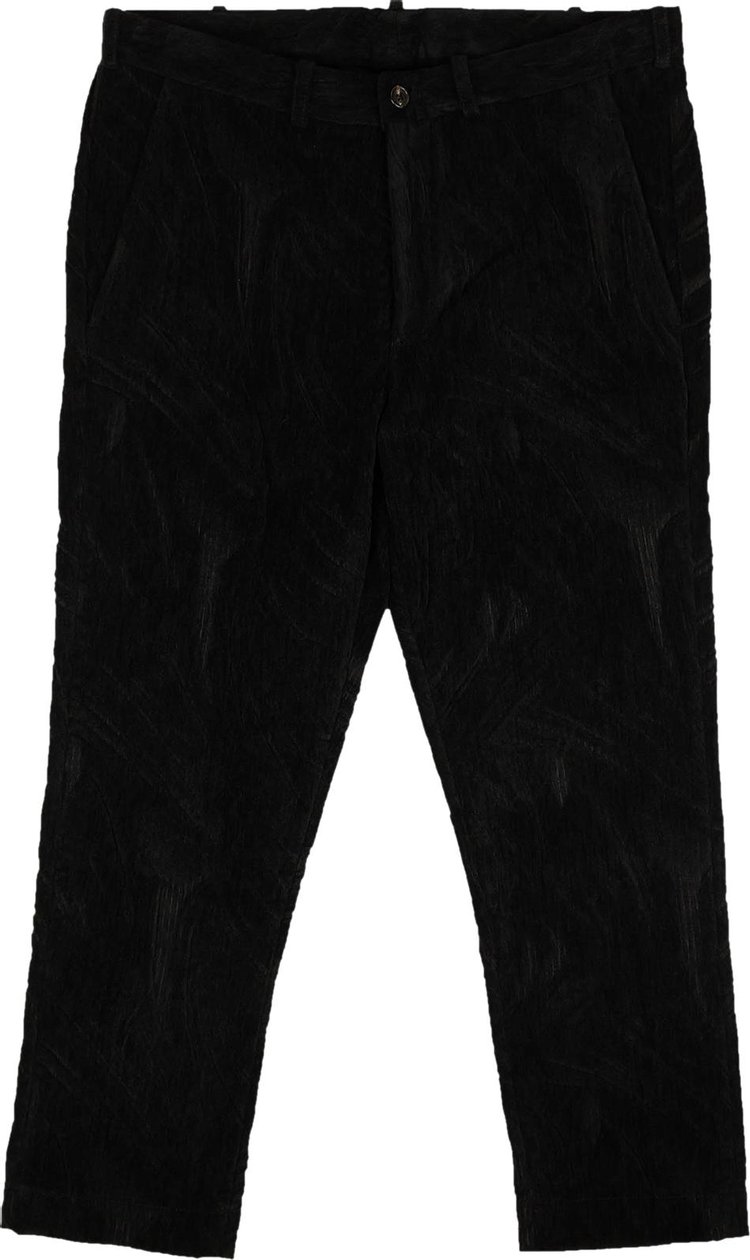 Ann Demeulemeester Textured Pants 'Black'