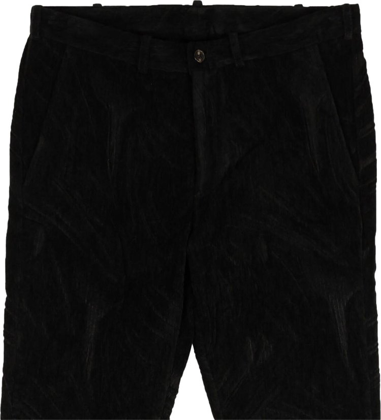 Ann Demeulemeester Textured Pants Black