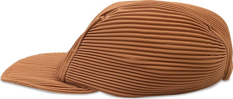 Issey Miyake Pleats Cap Copper Orange