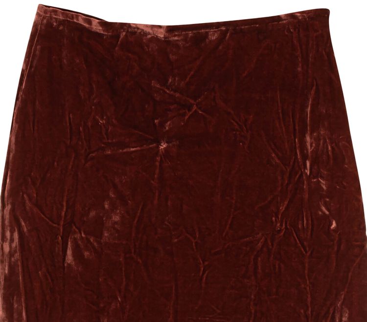 Our Legacy Velour Swift Skirt Brick Red