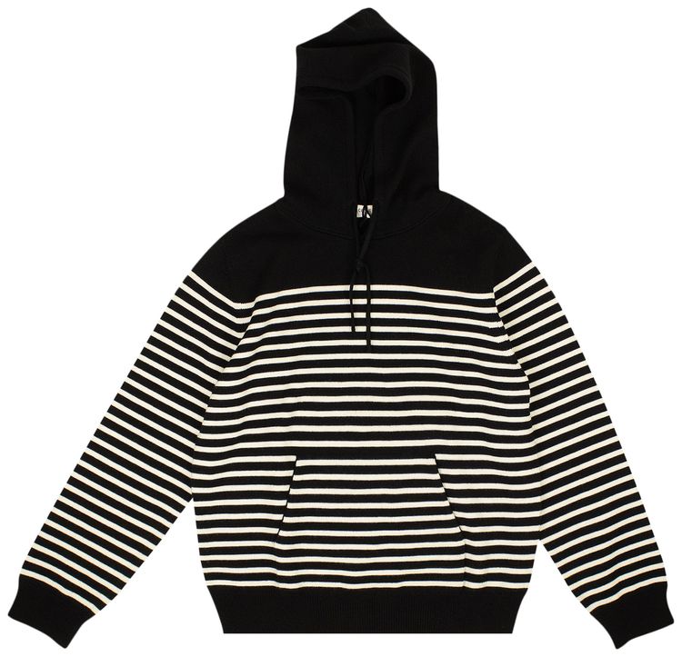 CELINE Stripe Hoodie BlackWhite