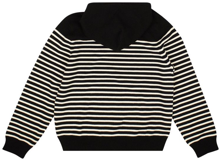 CELINE Stripe Hoodie BlackWhite