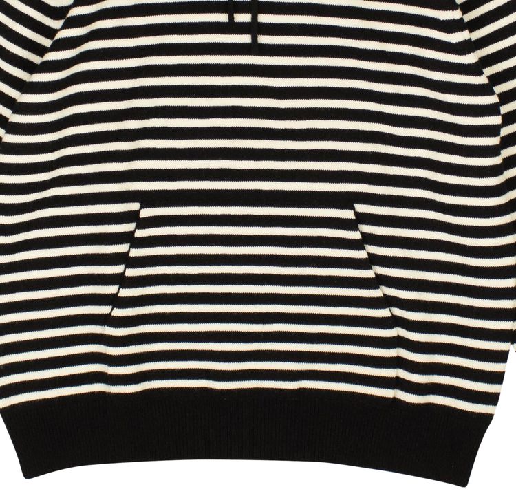 CELINE Stripe Hoodie BlackWhite