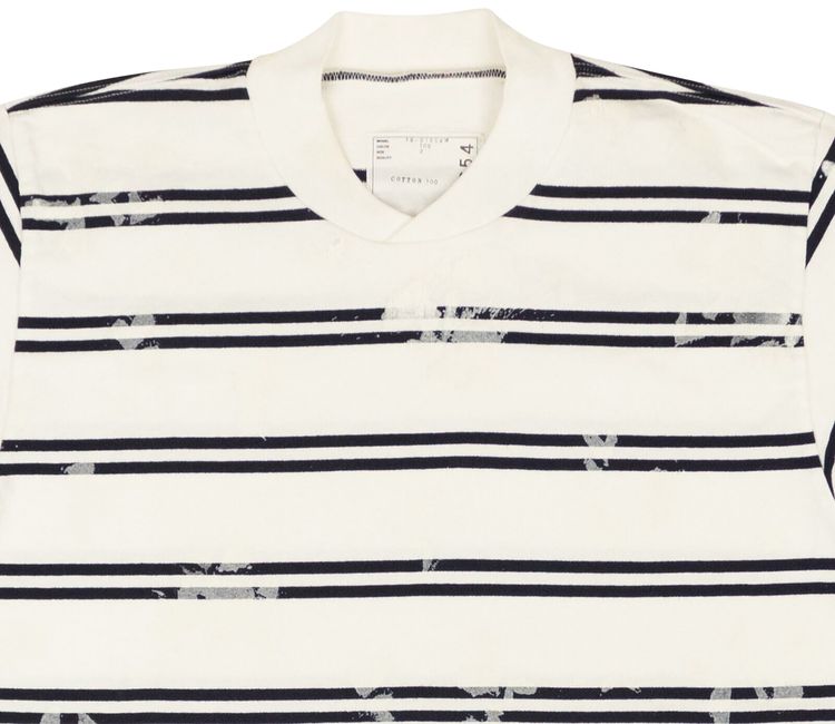 Sacai Dixie Stripe T Shirt Multicolor