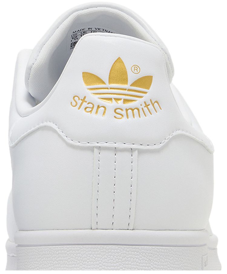 Adidas Stan Smith White Gold Metallic