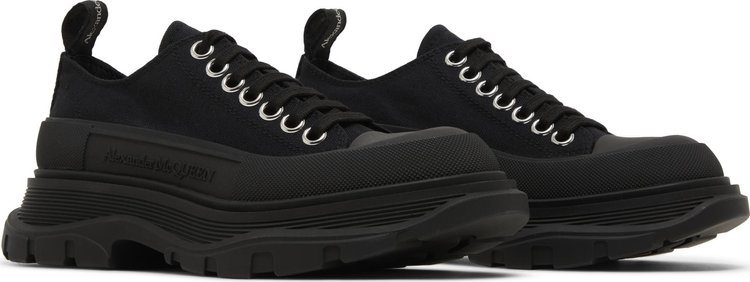 Alexander McQueen Wmns Tread Slick Lace Up Triple Black