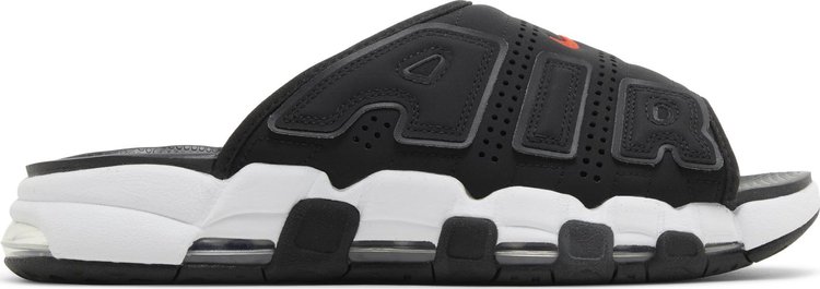 Air More Uptempo Slide 'Black White Red'