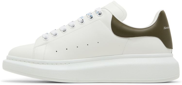 Alexander McQueen Oversized Sneaker White Khaki