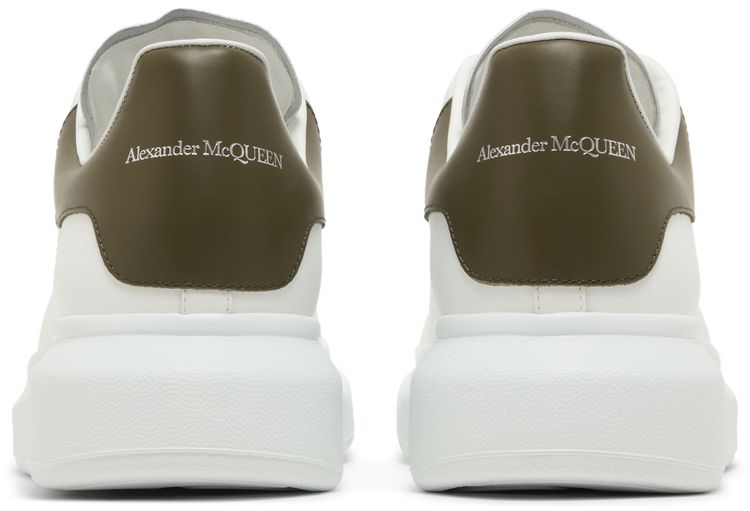 Alexander McQueen Oversized Sneaker White Khaki