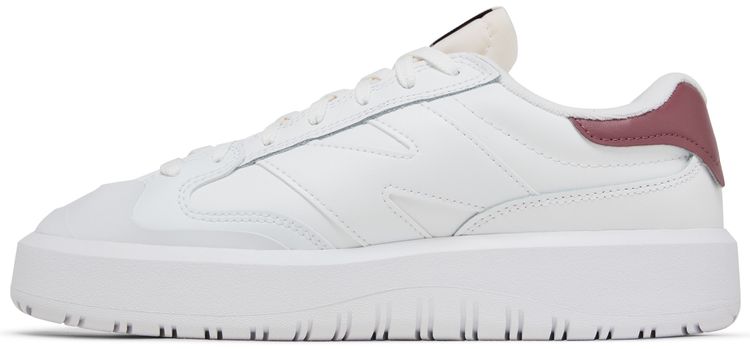 New Balance CT302 White Washed Burgundy