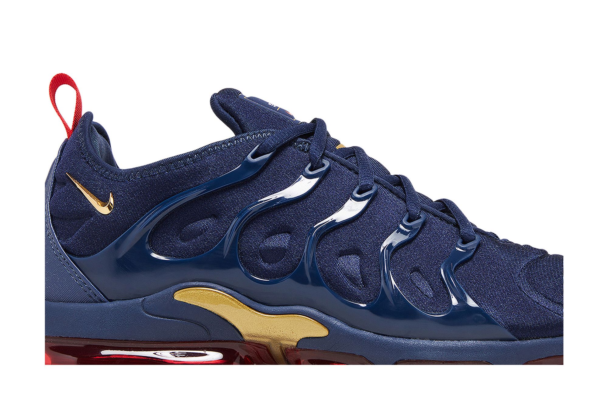 Nike vapormax plus midnight navy metallic gold deals