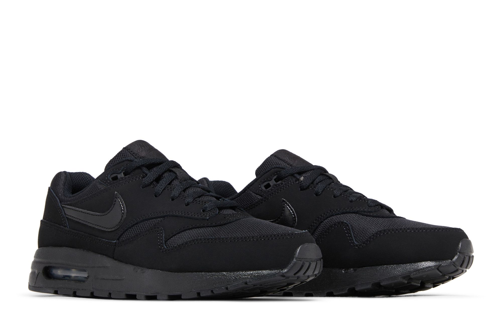 Buy Nike Air Max 1 GS 'Triple Black' - DZ3307 001 | GOAT