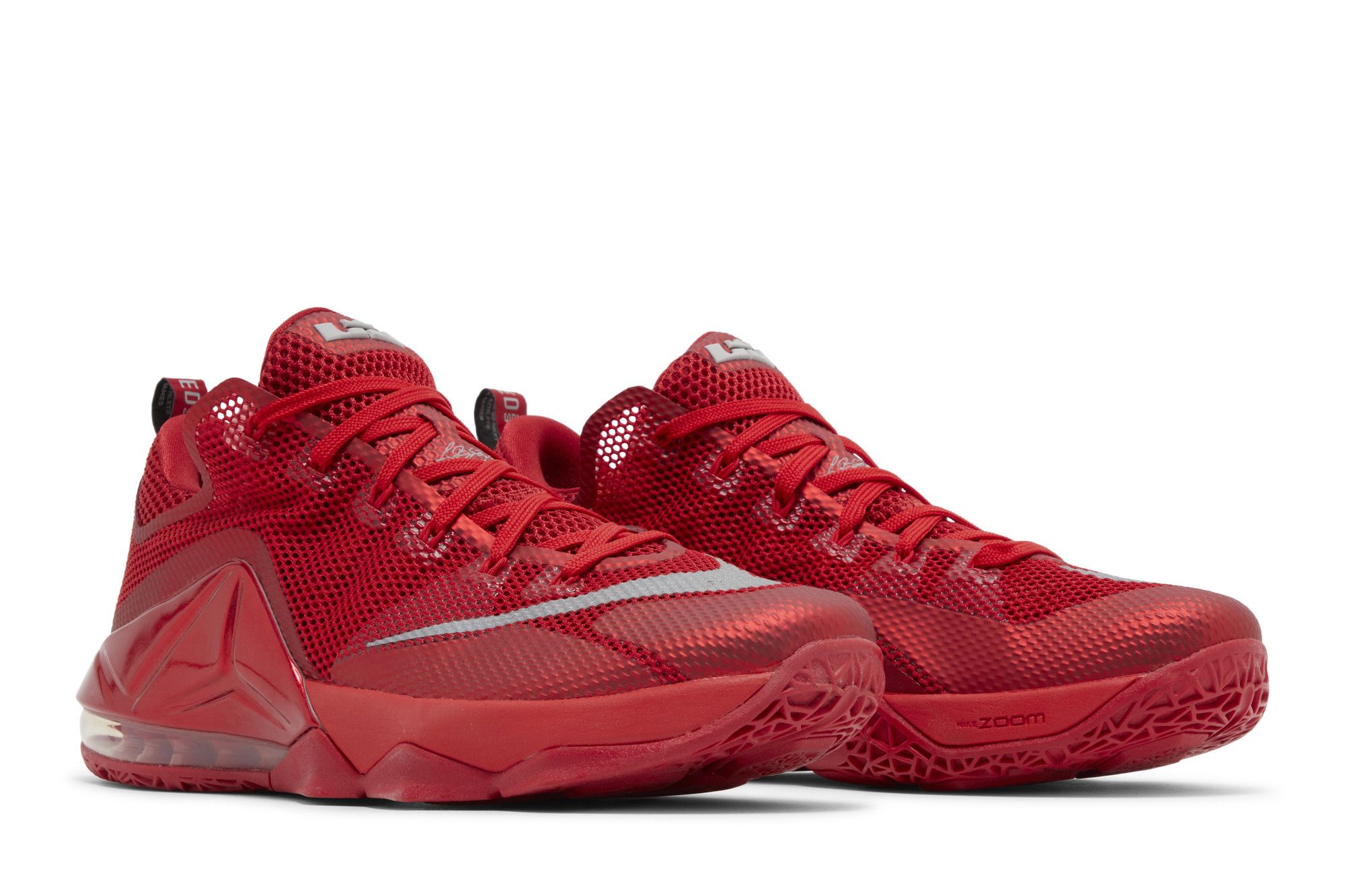 Lebron 12 low university red clearance