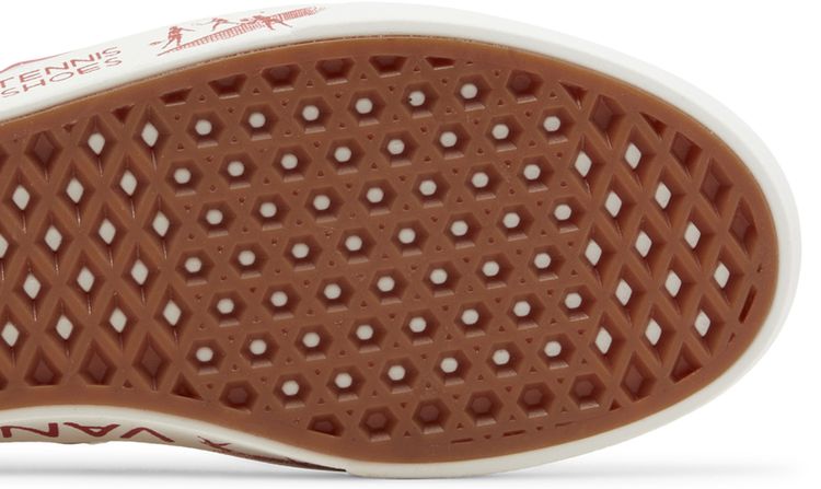 Vans Penn x ComfyCush Authentic Blanc De Blanc Red