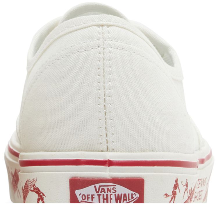 Vans Penn x ComfyCush Authentic Blanc De Blanc Red