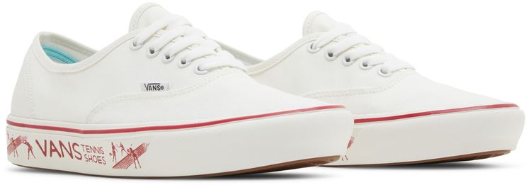 Vans Penn x ComfyCush Authentic Blanc De Blanc Red