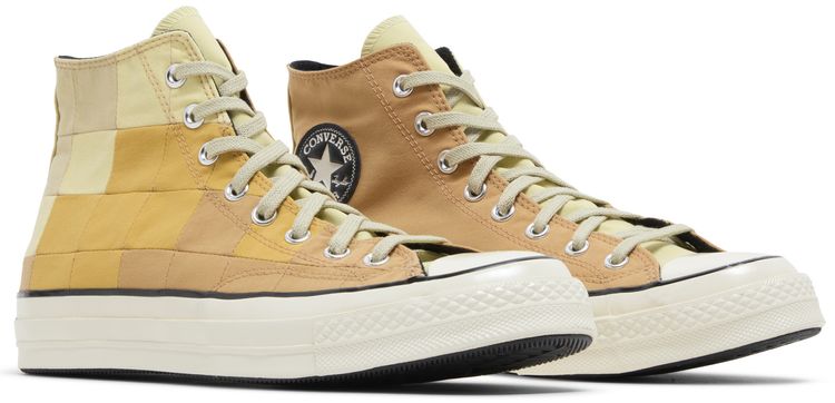 Converse Chuck 70 High Plant Color Patchwork   Gravel Egret