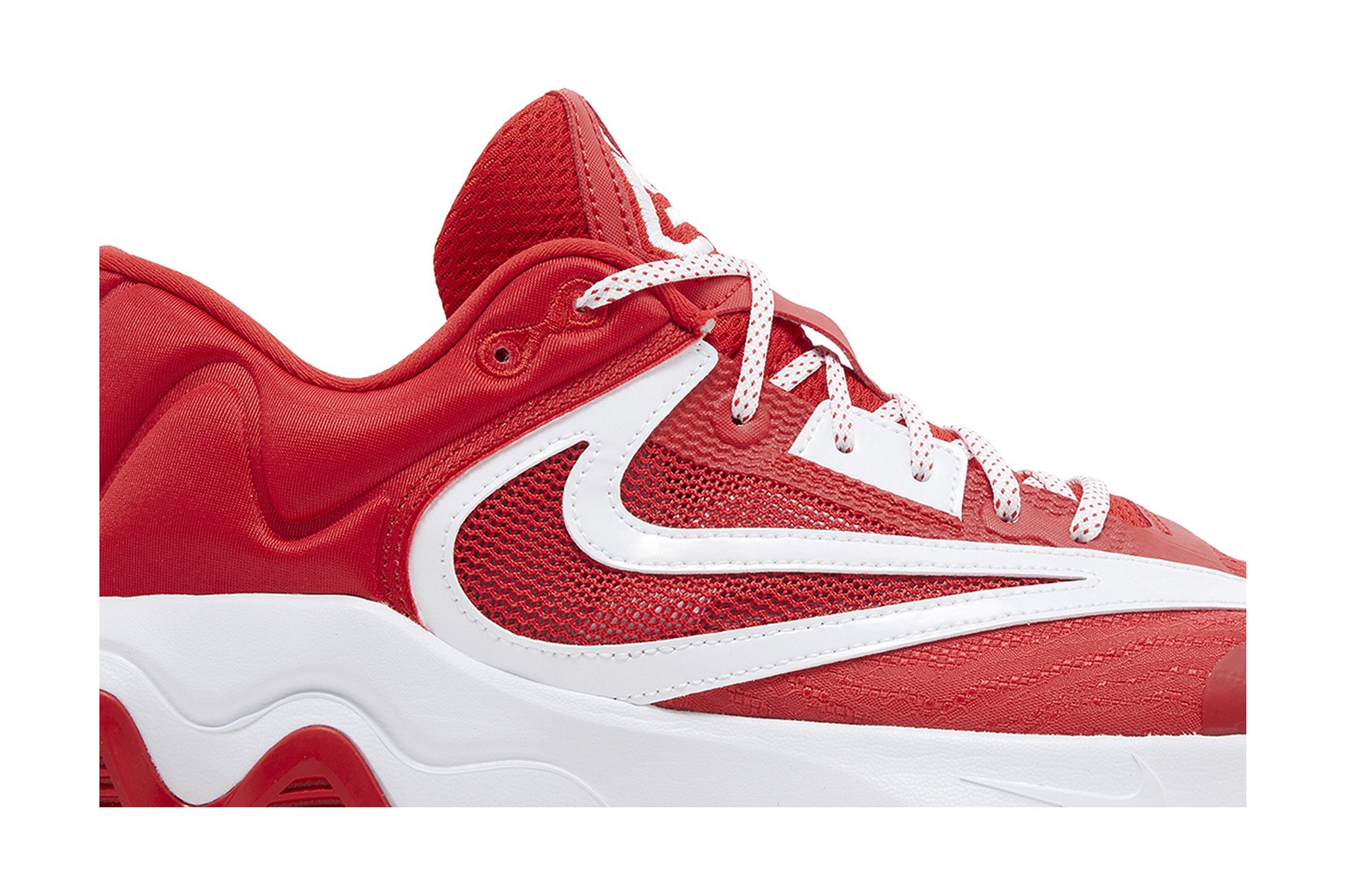 red and white giannis shoes