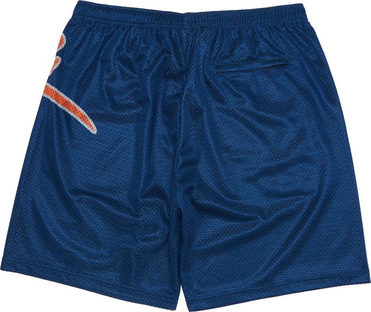 Supreme Big Script Mesh Short Navy