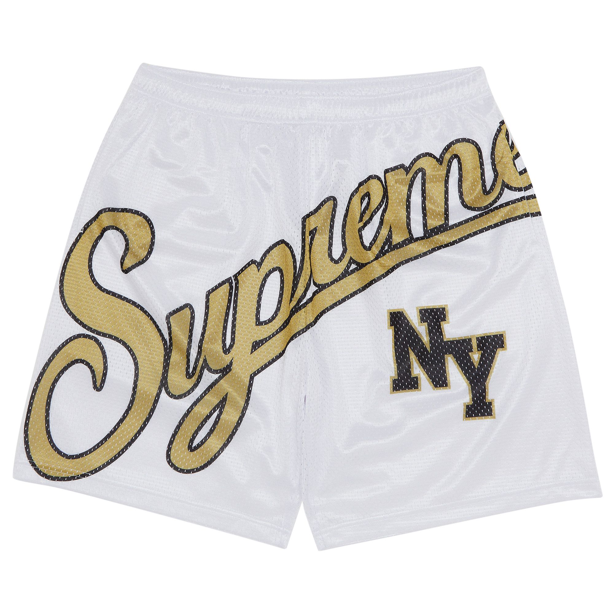 Buy Supreme Big Script Mesh Short 'White' - SS24SH29 WHITE