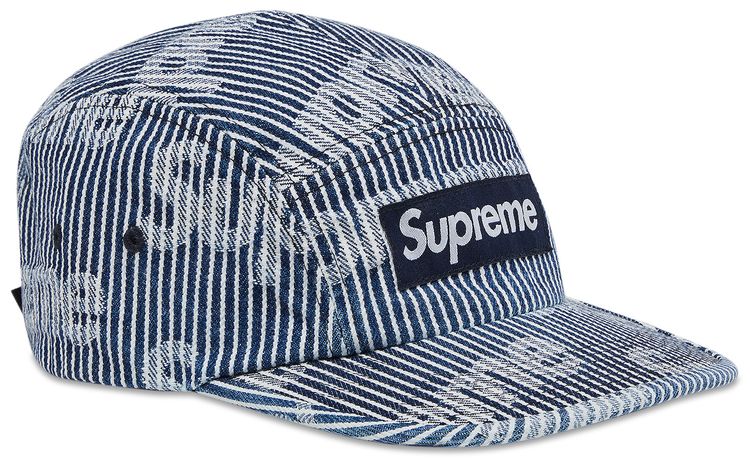 Supreme Denim Camp Cap Stripe