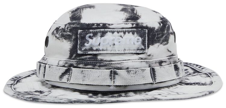 Supreme Bleached Chino Boonie Black