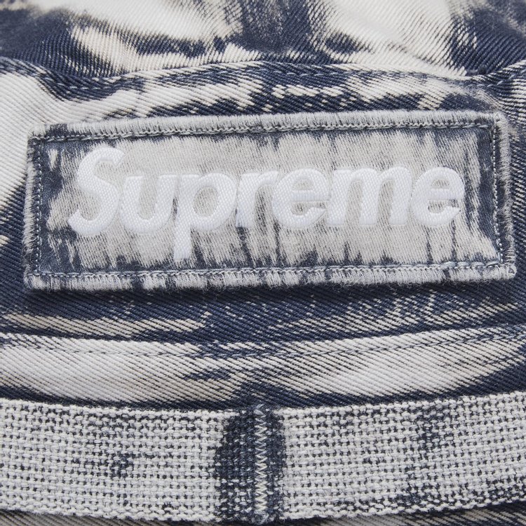 Supreme Bleached Chino Boonie Navy