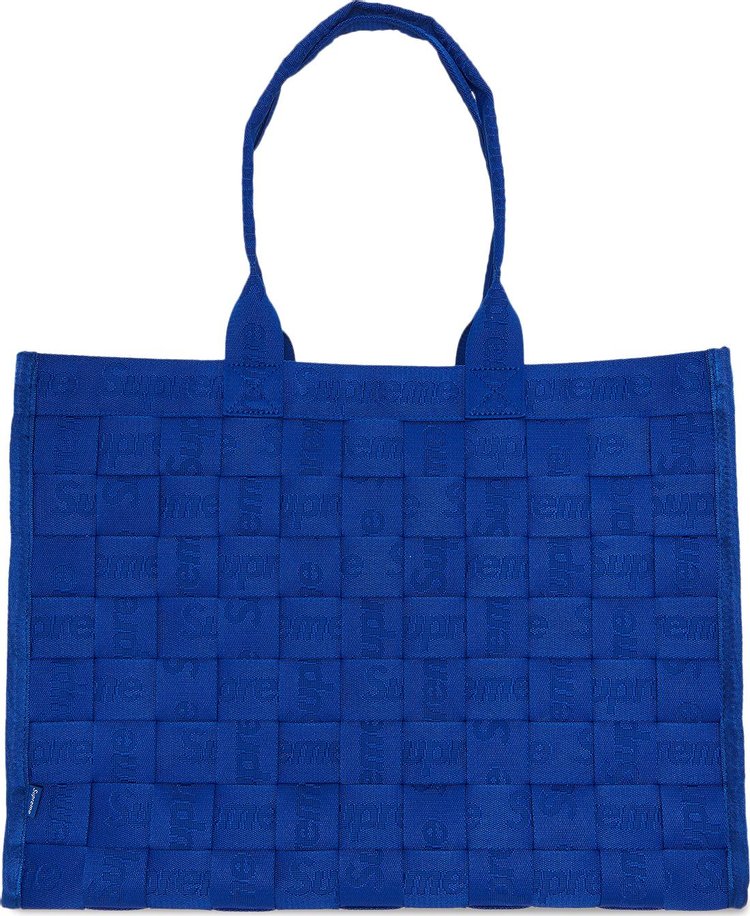 Supreme Woven Tote Royal