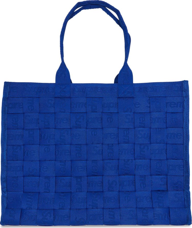 Supreme Woven Tote Royal