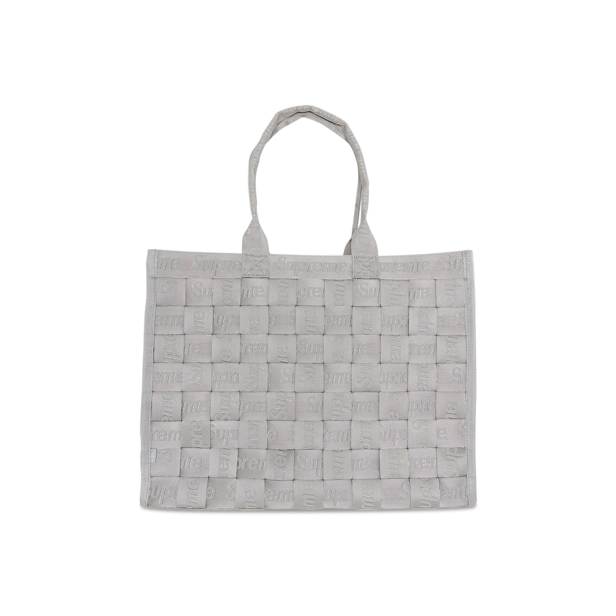 Supreme 24SS Woven Tote GRY　トートバッグ　グレー Buy Supreme Woven Tote 'Grey' - SS24B42 GREY | GOAT