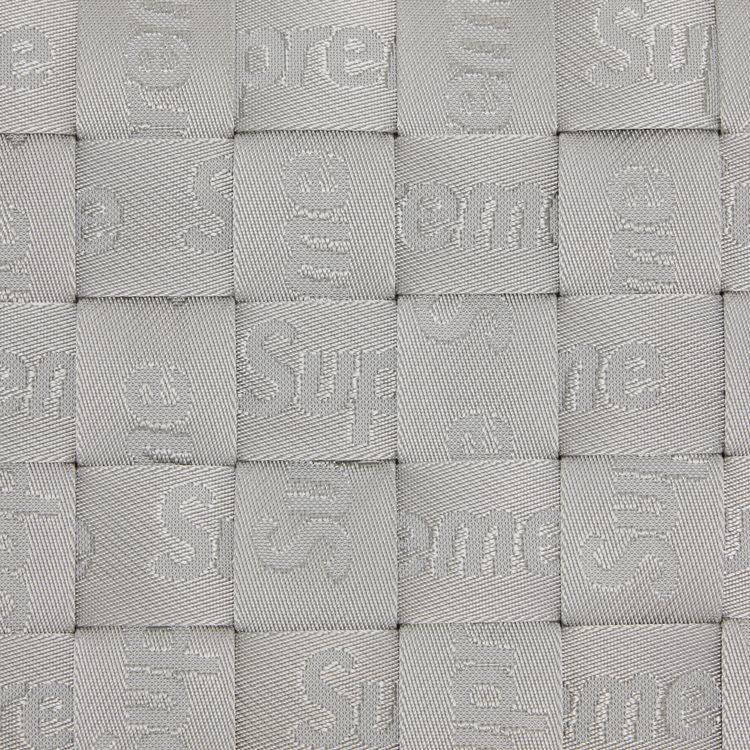 Supreme Woven Tote Grey