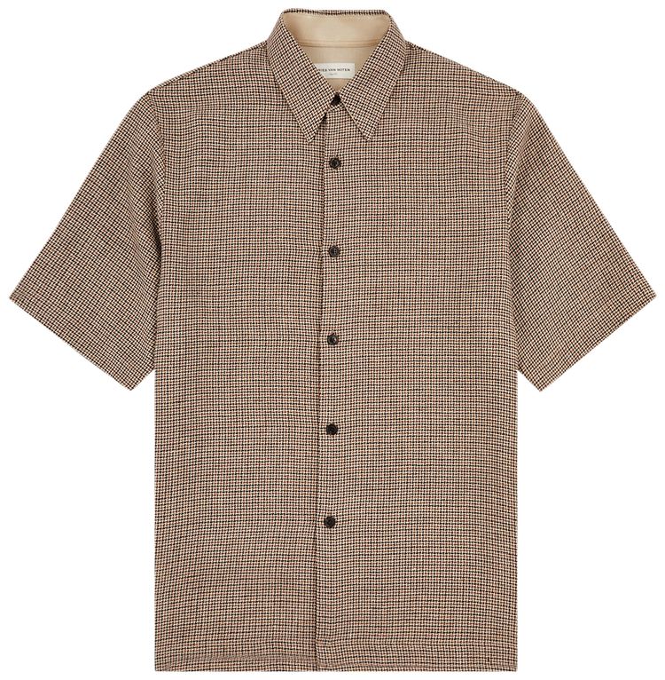 Dries Van Noten Clasen Shirt Camel