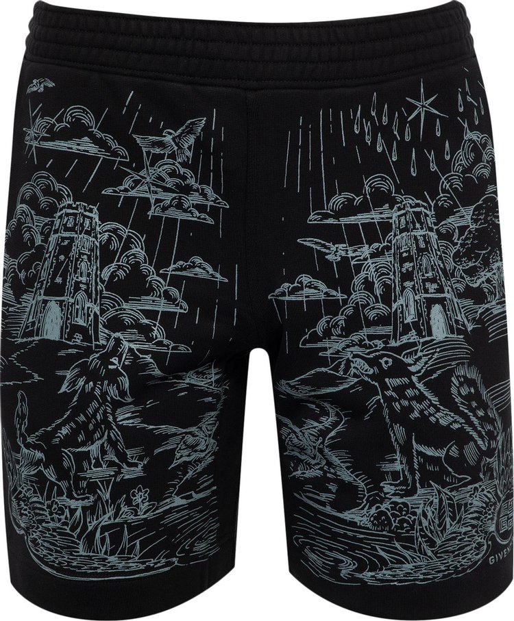 Givenchy New Board Shorts Black