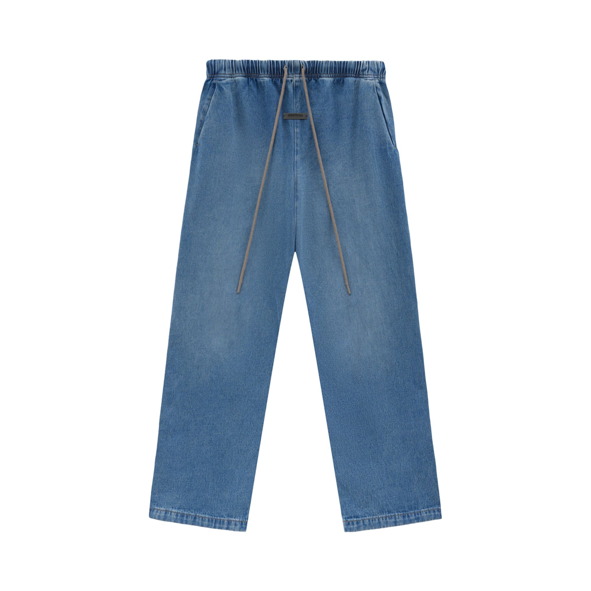 Buy Fear of God Essentials Denim Lounge Pant Medium Wash 130SU244380F GOAT UK