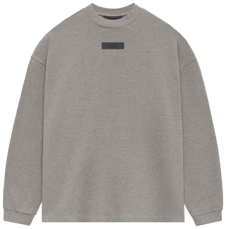 Fear of God Essentials Long Sleeve Tee Heather Grey