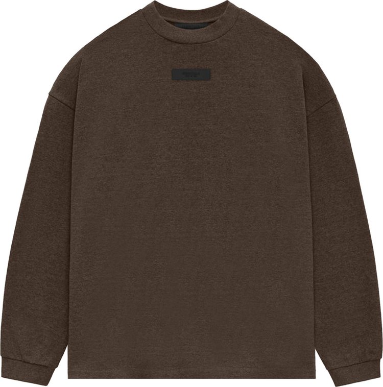 Fear of God Essentials Long Sleeve Tee Heather Wood