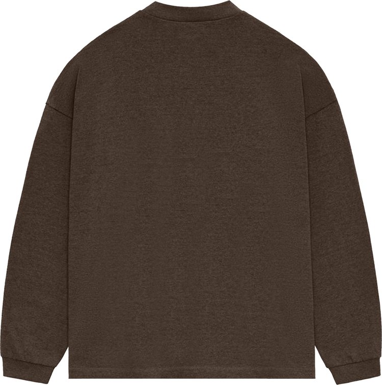 Fear of God Essentials Long Sleeve Tee Heather Wood