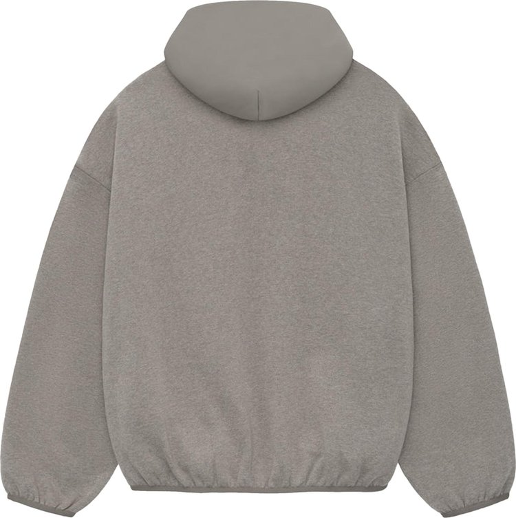 Fear of God Essentials Nylon Fleece Hoodie Heather GreyDust