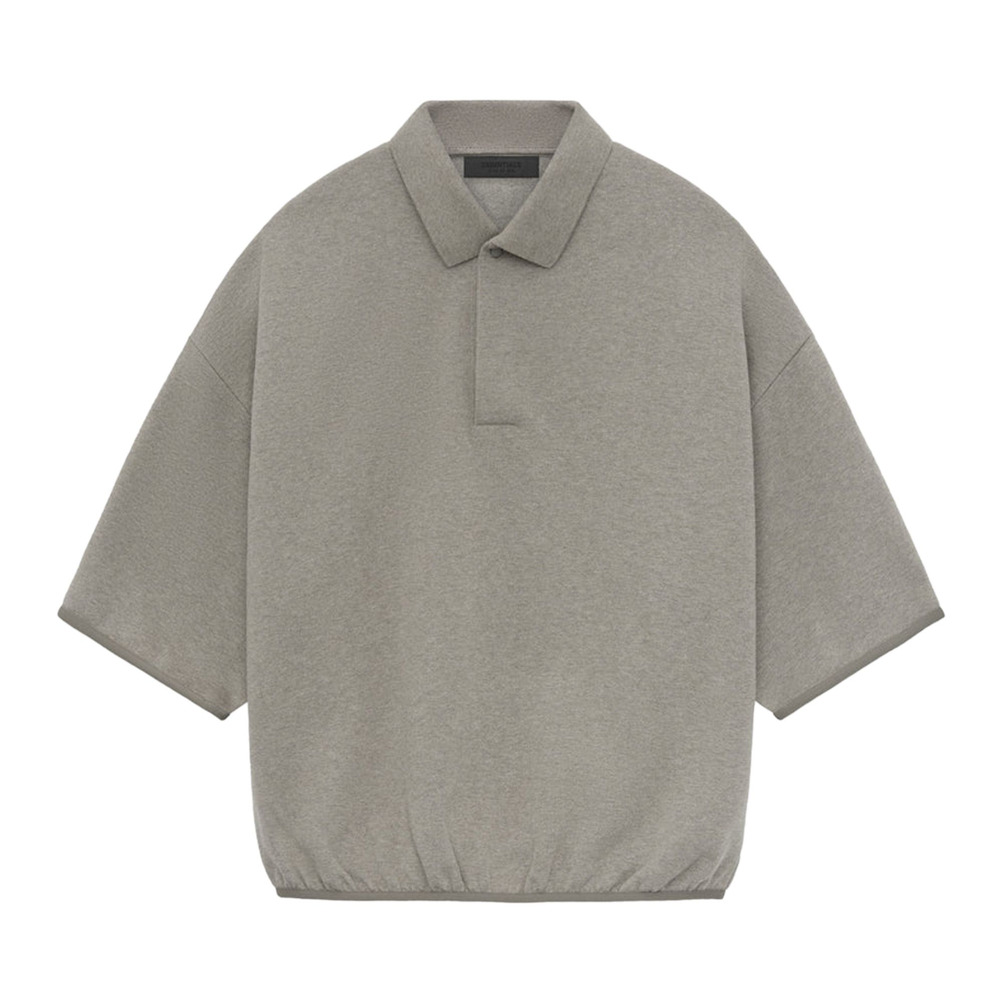 Fear of God Essentials Mens 3/4 Sleeve Polo – Extra Butter