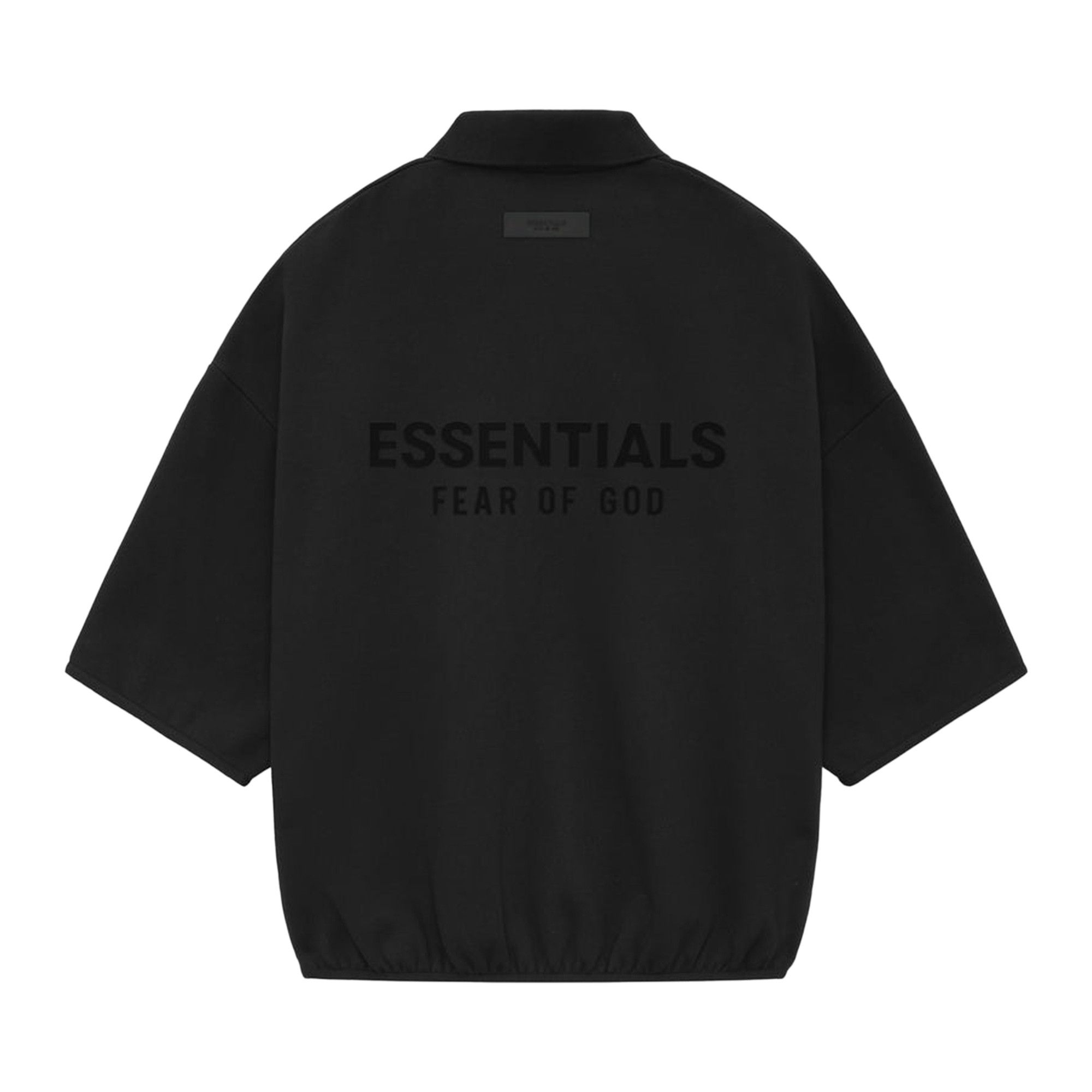 Fear of God Essentials SS24 3/4 Sleeve Polo Shirt 'Heather