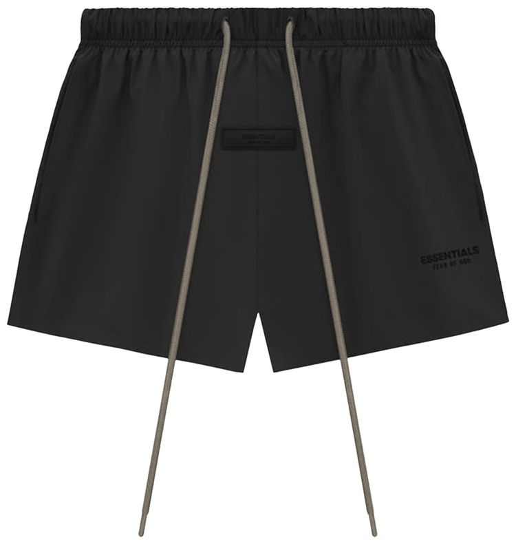 Fear of God Essentials Nylon Running Short Black