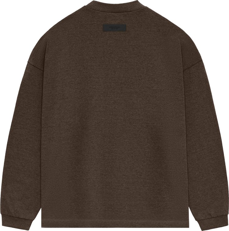 Fear of God Essentials Heavy Long Sleeve Tee Heather Wood