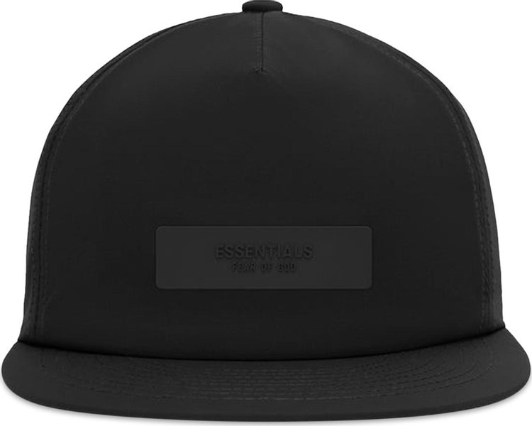 Fear of God Essentials Nylon Baseball Cap Black