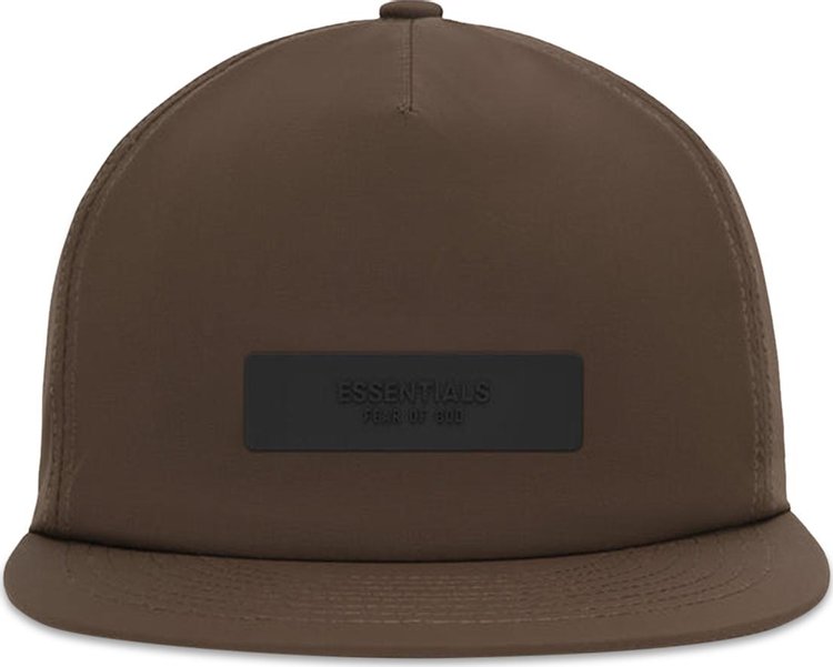 Fear of God Essentials Nylon Baseball Cap Wood