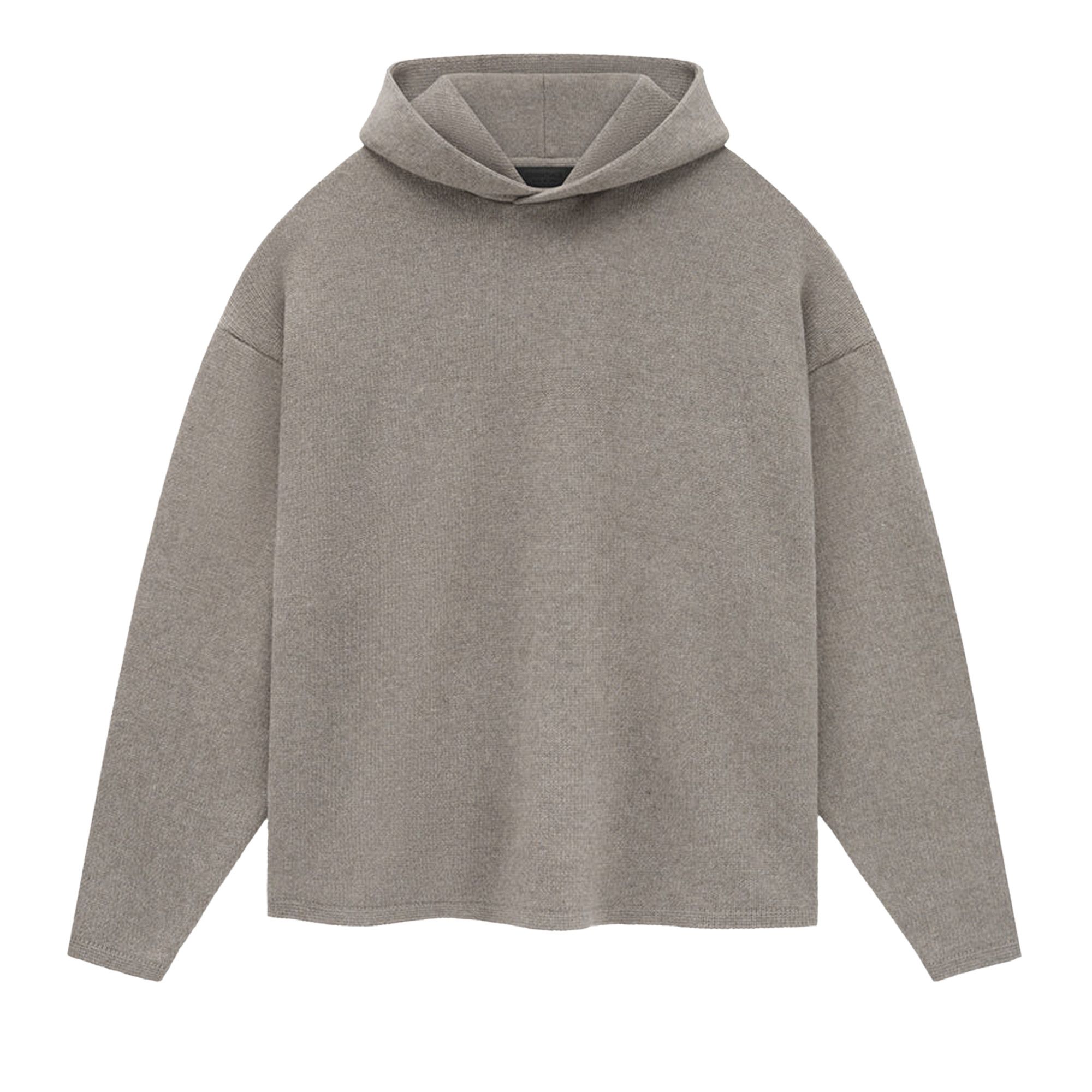 Buy Fear of God Essentials Knit Hoodie Heather Grey 192SU244411F GOAT