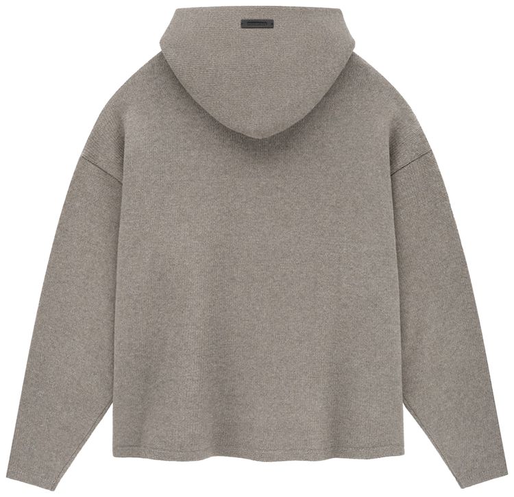 Fear of God Essentials Knit Hoodie Heather Grey