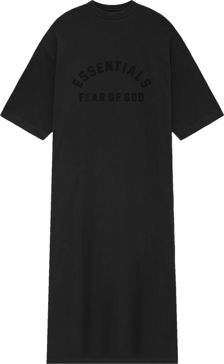 Fear of God Essentials 34 Sleeve Dress Black