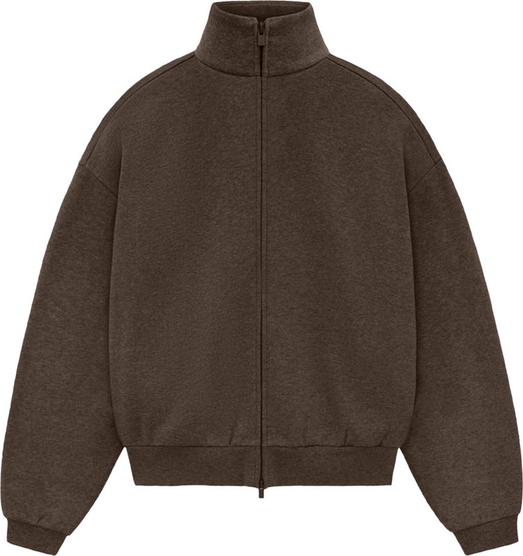 Fear of God Essentials Zip Up Jacket Heather Wood