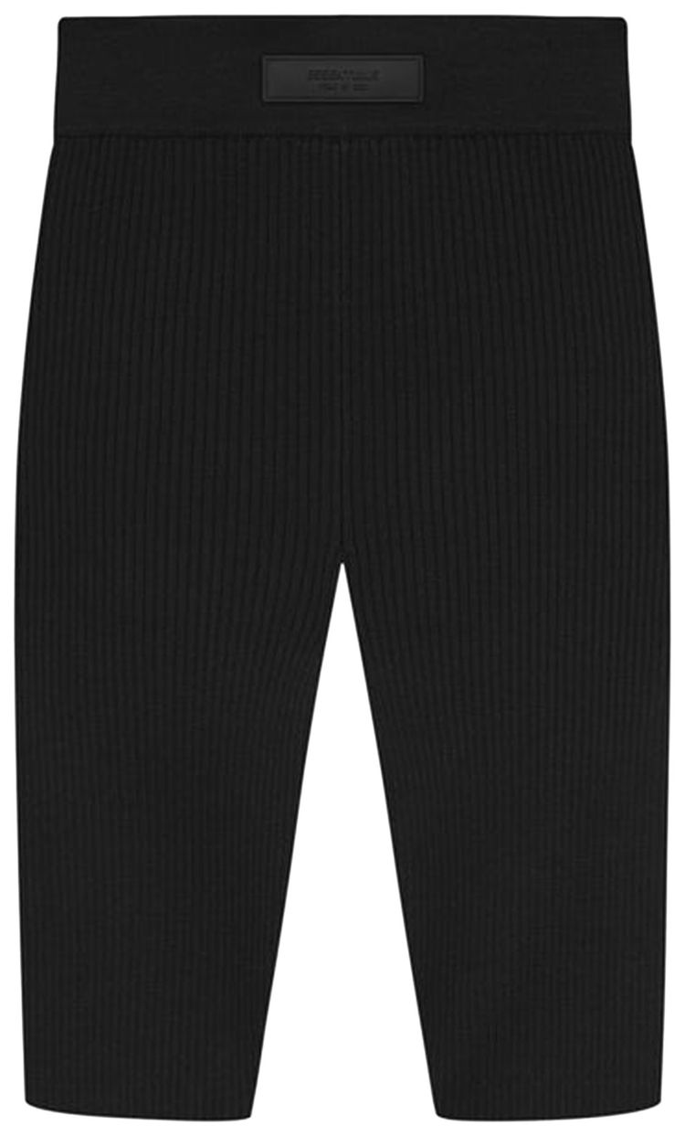 Fear of God Essentials Knit Biker Short Black